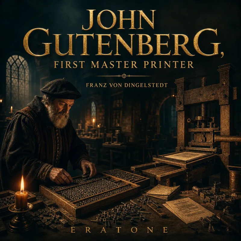 John Gutenberg, First Master Printer: His Acts and Most Remarkable Discourses and his Death